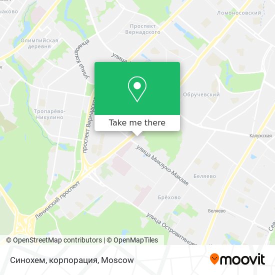 Синохем, корпорация map