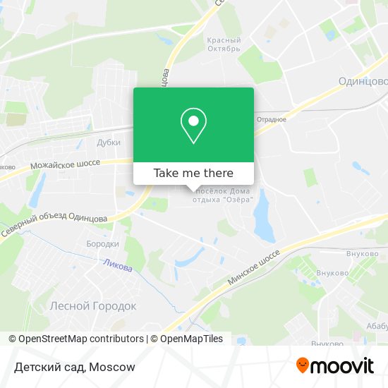 Детский сад map