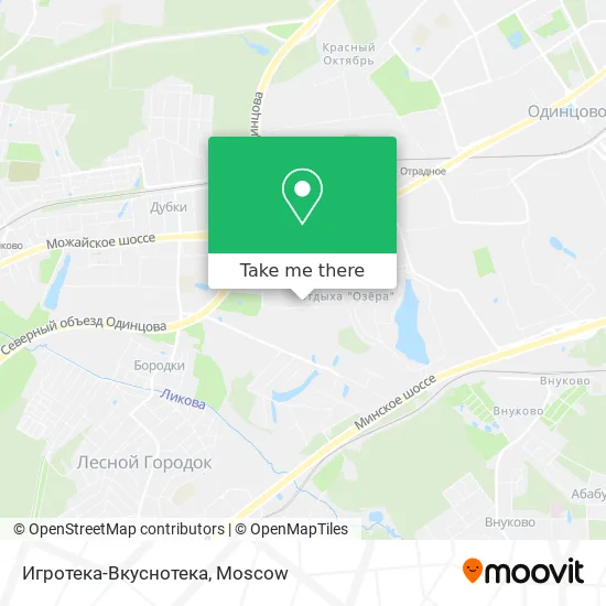 Игротека-Вкуснотека map