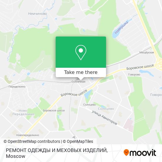 РЕМОНТ ОДЕЖДЫ И МЕХОВЫХ ИЗДЕЛИЙ map