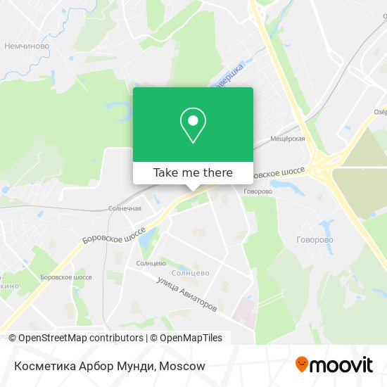 Косметика Арбор Мунди map