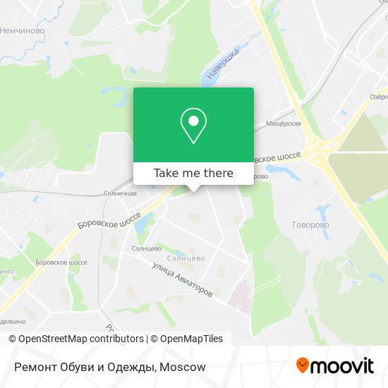 Ремонт Обуви и Одежды map