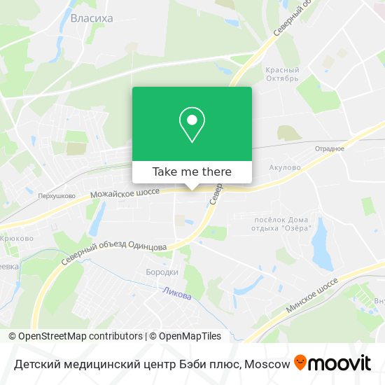 Детский медицинский центр Бэби плюс map