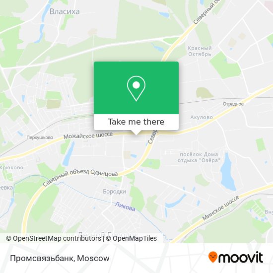Промсвязьбанк map