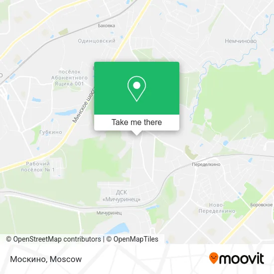 Москино map