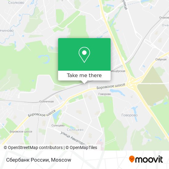 Сбербанк России map