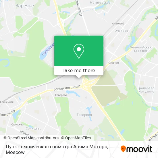 Пункт технического осмотра Аояма Моторс map