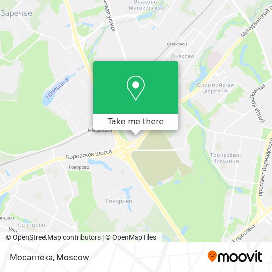 Мосаптека map