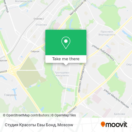 Студия Красоты Евы Бонд map