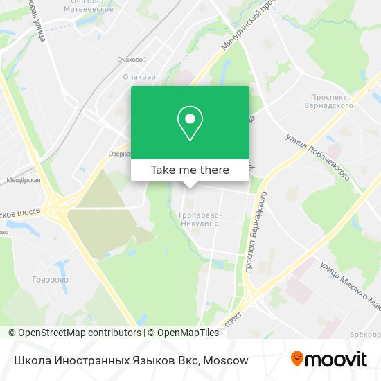 Школа Иностранных Языков Вкс map