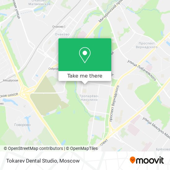 Tokarev Dental Studio map