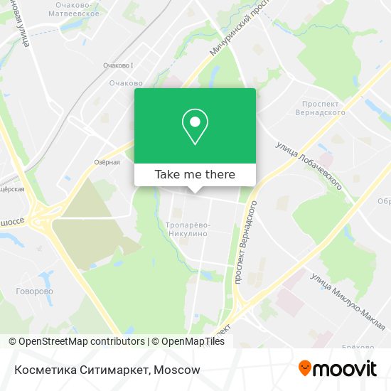 Косметика Ситимаркет map