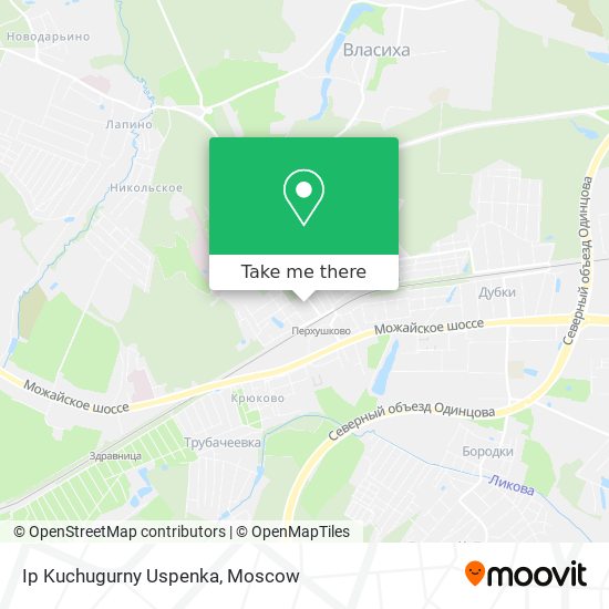 Ip Kuchugurny Uspenka map