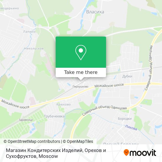 Магазин Кондитерских Изделий, Орехов и Сухофруктов map