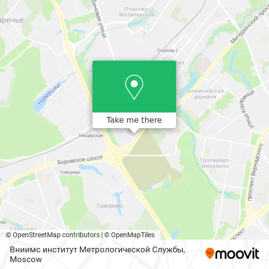 Вниимс институт Метрологической Службы map