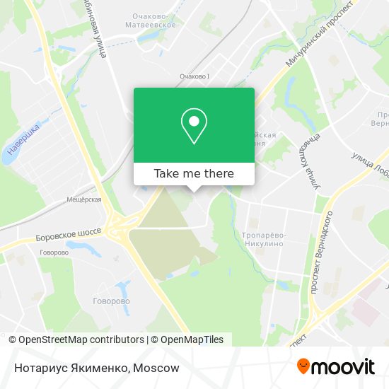 Нотариус Якименко map