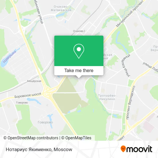 Нотариус Якименко map