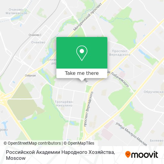 Российской Академии Народного Хозяйства map