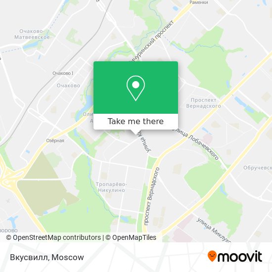 Вкусвилл map