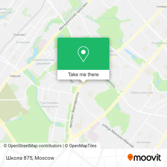 Школа 875 map