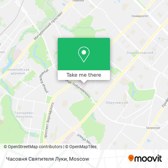 Часовня Святителя Луки map