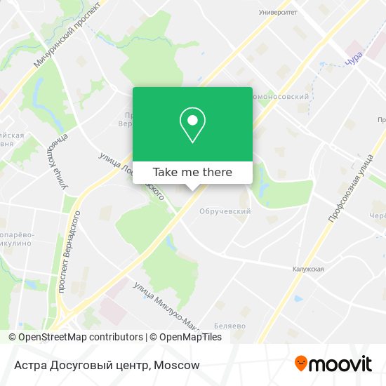 Астра Досуговый центр map