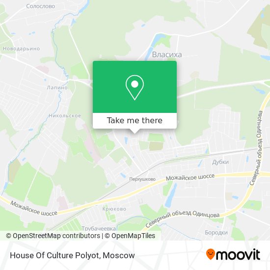 House Of Culture Polyot map