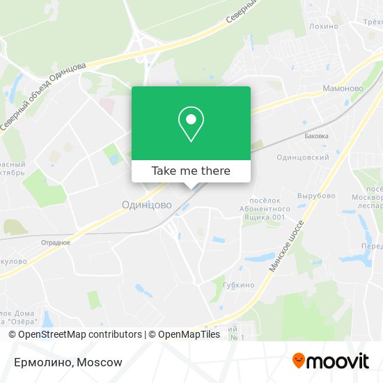 Ермолино map