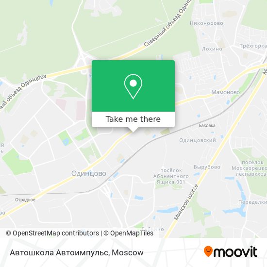 Автошкола Автоимпульс map