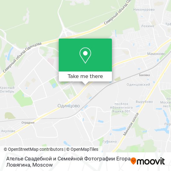 Ателье Свадебной и Семейной Фотографии Егора Ловягина map