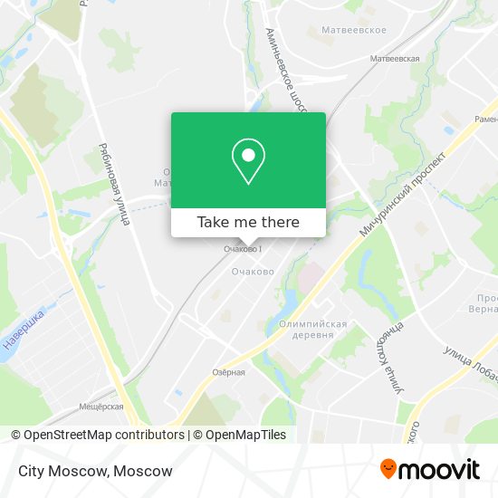 City Moscow map