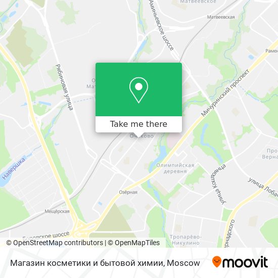 Магазин косметики и бытовой химии map