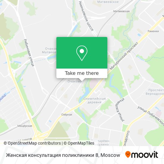 Женская консультация поликлиники 8 map