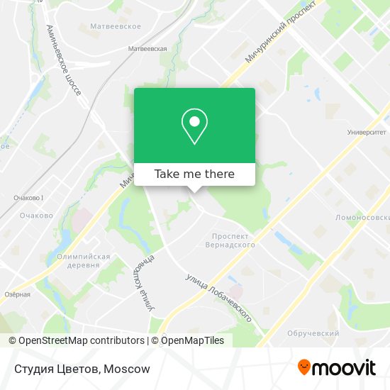 Студия Цветов map