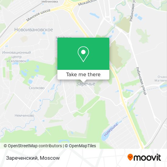 Зареченский map