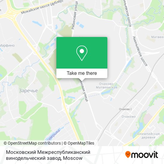Московский Межреспубликанский винодельческий завод map
