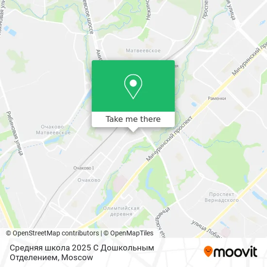 Средняя школа 2025 С Дошкольным Отделением map