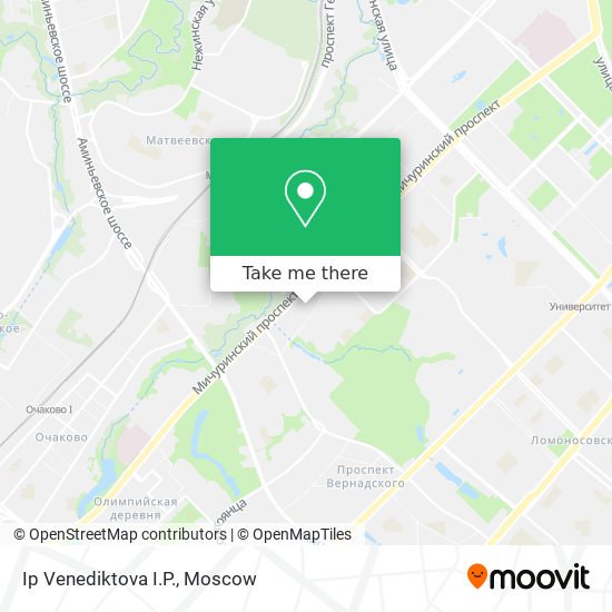 Ip Venediktova I.P. map