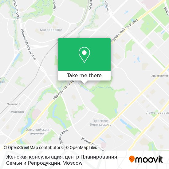 Женская консультация, центр Планирования Семьи и Репродукции map