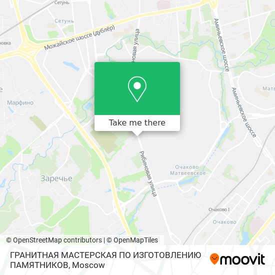 ГРАНИТНАЯ МАСТЕРСКАЯ ПО ИЗГОТОВЛЕНИЮ ПАМЯТНИКОВ map