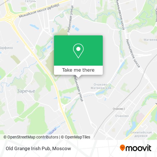 Old Grange Irish Pub map