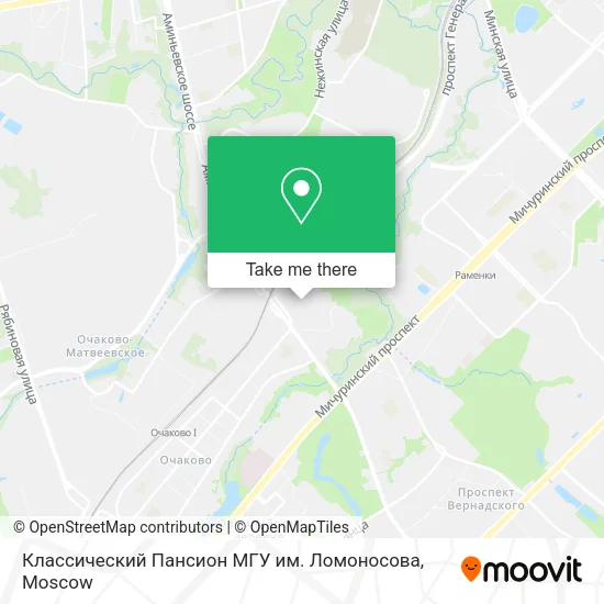 Классический Пансион МГУ им. Ломоносова map