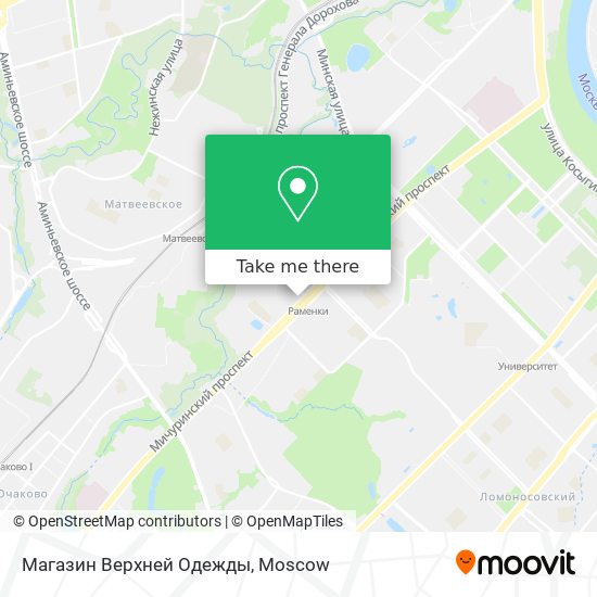 Магазин Верхней Одежды map