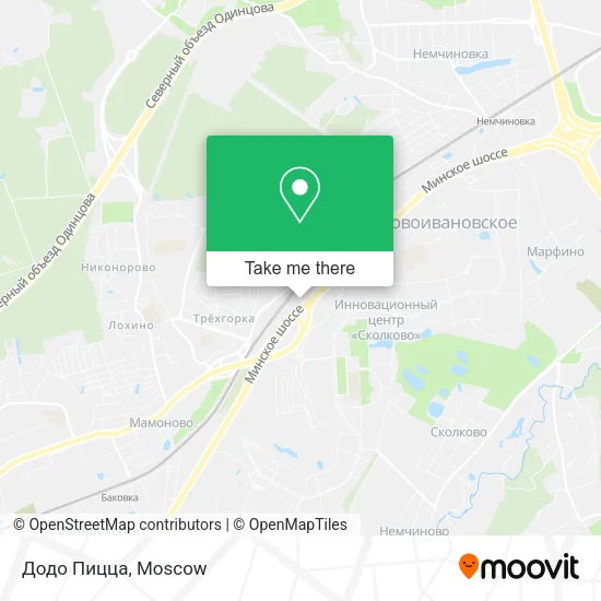 Додо Пицца map