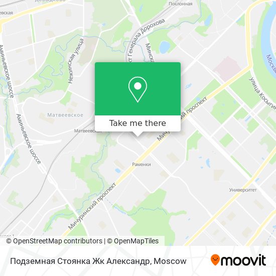 Подземная Стоянка Жк Александр map