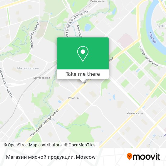 Магазин мясной продукции map