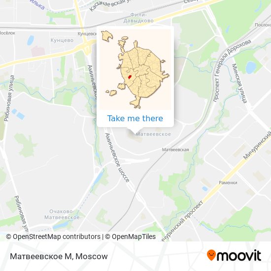 Матвеевское М map