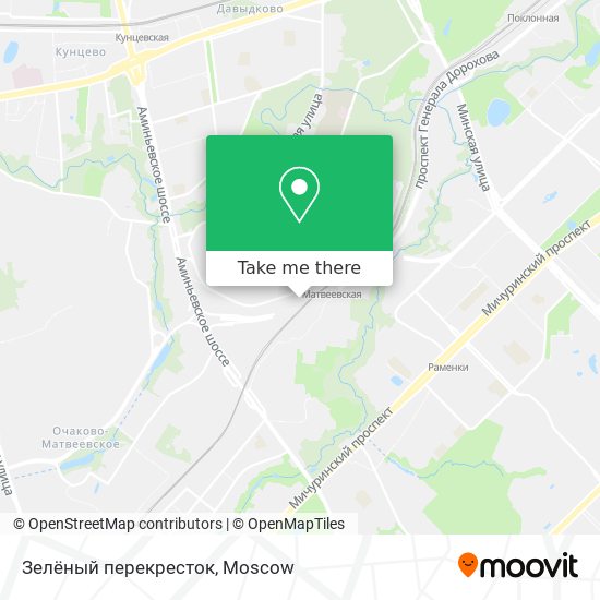 Зелёный перекресток map