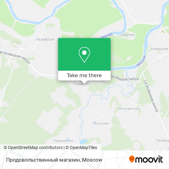 Продовольственный магазин map