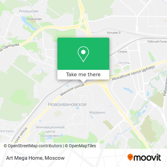 Art Mega Home map